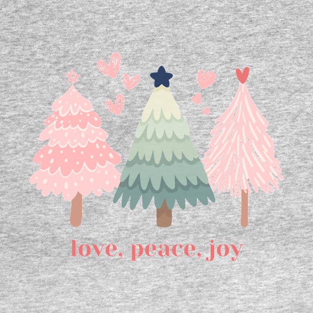 Pastel Christmas of Love, Peace and Joy! by MagpieMoonUSA